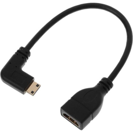90° Abgewinkelter Mini-usb-auf-hdmi-buchsenadapter