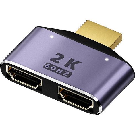 2k-hdmi-splitter, 1x2 Anschlüsse, Mit Stromversorgung, Full Hd 1920x1080, 3d-kompatibel