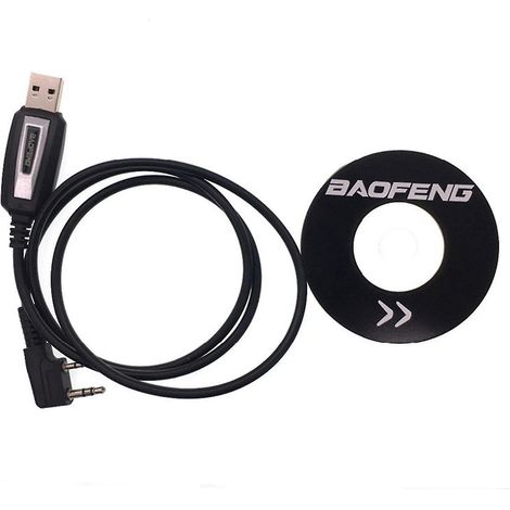 Wasserdichtes Usb-programmierkabel Und Treiber-cd Für Baofeng Uv5r/888s Funkgerät