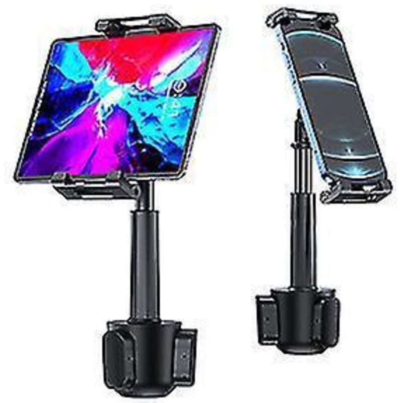 Autobecherhalter Mit Tablet-halterung, Universelle Halterung Für Tablets Und Smartphones.