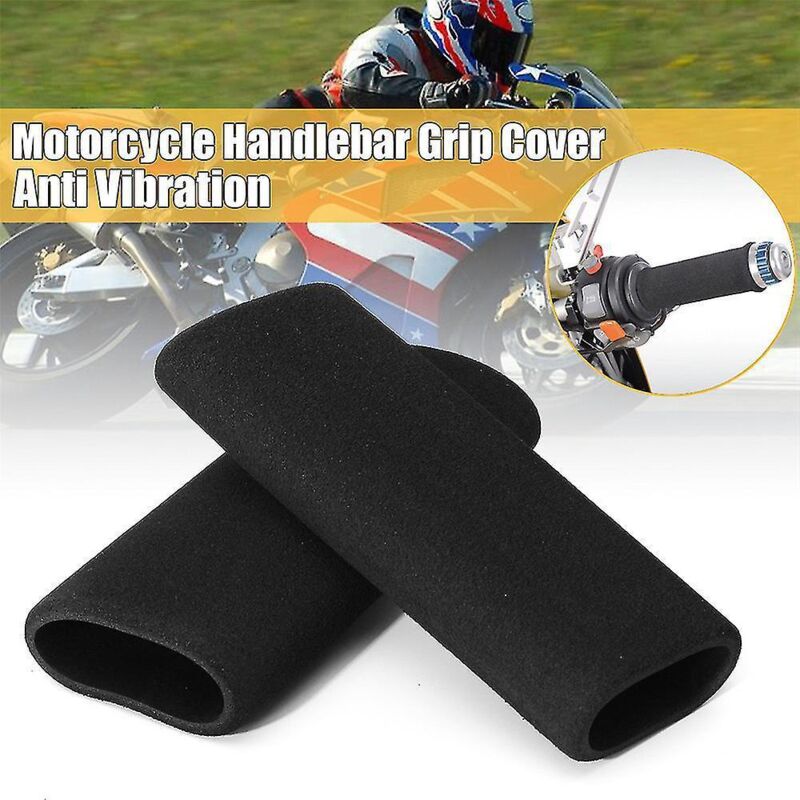 Paar Komfortable, Vibrationsdämpfende Schaumstoff-lenkergriffe Für Motorrad