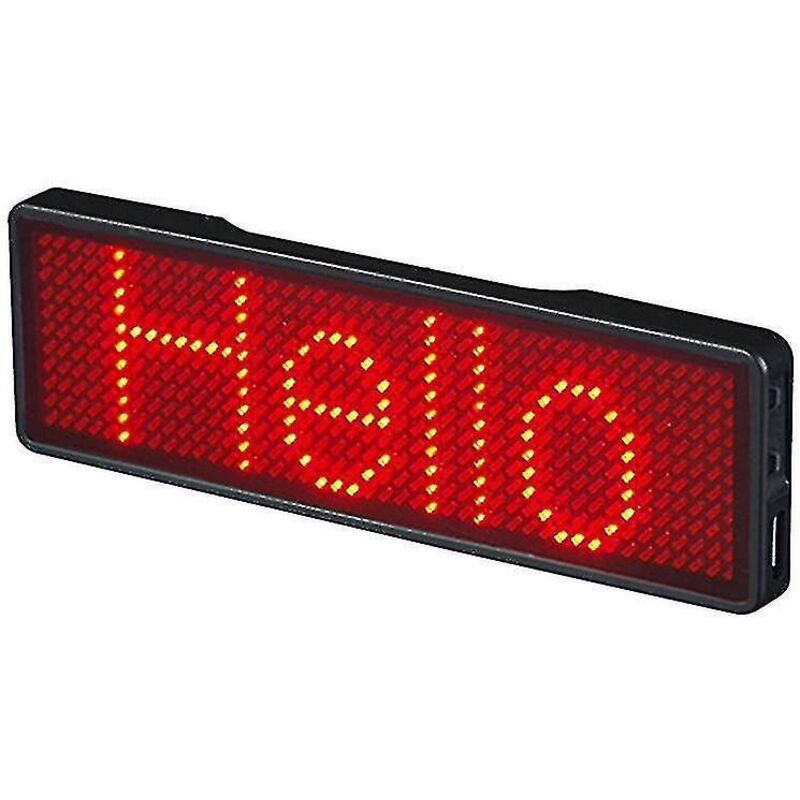 Wiederaufladbares Bluetooth-led-namensschild, Helles Led-display, Typ 2