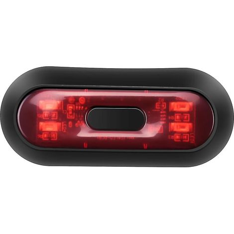 Led-helmlicht, Wiederaufladbares Bremslicht Für Motorradhelme, Rotes Rücklicht Für Fahrräder.