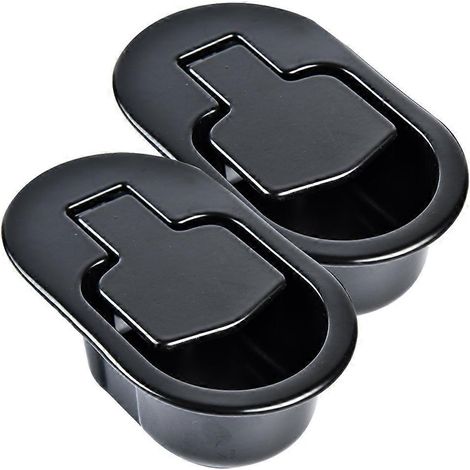 Set Mit 2 Universellen Ersatzgriffen Für Relaxsessel – Metall-zuggriff – 11,00 X 6,80 X 3,80 Cm – Schwarz