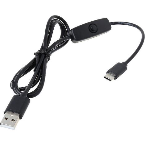 Usb-kabel Mit Ein-/ausschalter, Usb-auf-typ-c-kabel Für Usb-lampe/ventilator