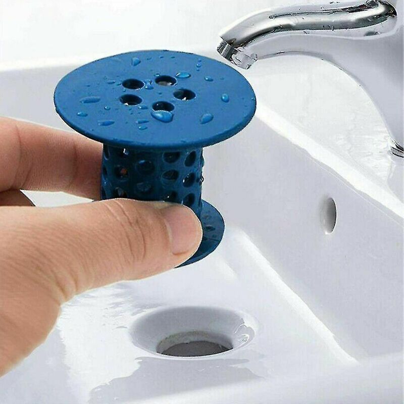 Set Mit 2 Schwarzen Stöpseln Für Dusche, Waschbecken Und Spüle, Sieb Und Abflussstopfen