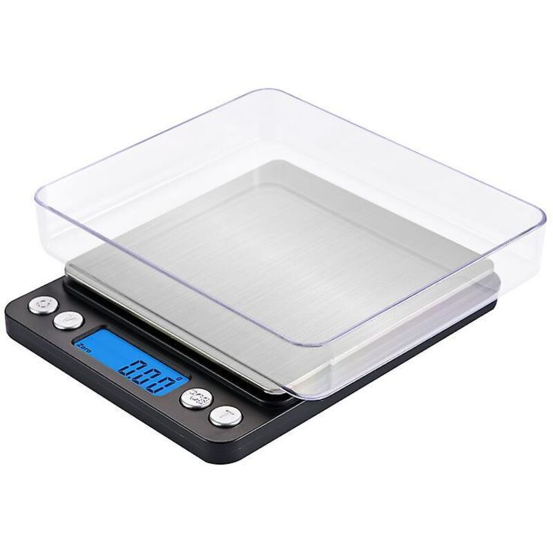 Digitale Präzisions-küchenwaage Mit Tara- Und Zählfunktion, 0,01 G Genauigkeit, 500 G Kapazität, Hintergrundbeleuchtetes Lcd-display – Ideal Für Pulver, Schmuck Und Gold