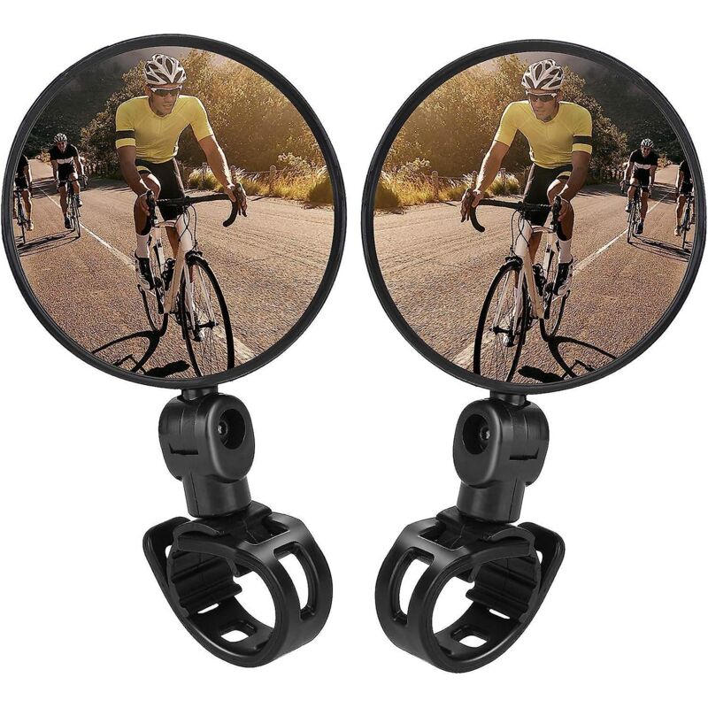 Verstellbare Und Schwenkbare Fahrradspiegel Zur Befestigung Am Lenker – 2er-set