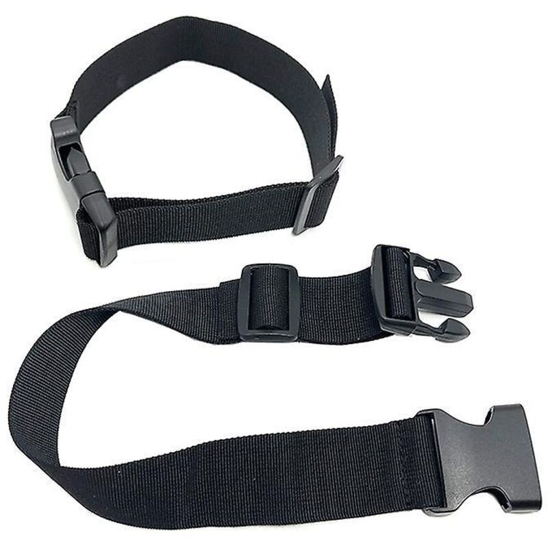 Set Mit 4 Schwarzen 25-mm-schnellverschluss-spanngurten Zur Gepäcksicherung