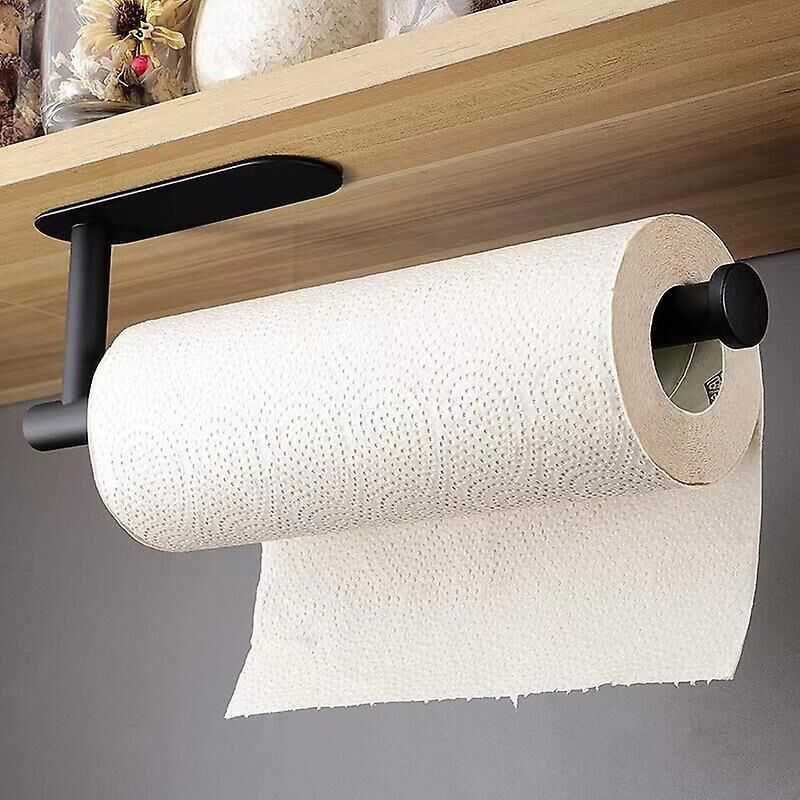 Schwarzer Papierhandtuchrollenhalter, Küchenpapierhandtuchrollenhalter, Unterbau-papierhandtuchhalter, Papierhandtuchhalter...