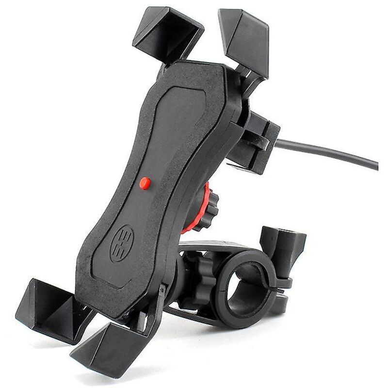 Universelle, Um 360° Drehbare Handyhalterung (für Fahrrad Und Motorrad), Kompatibel Mit Gps-geräten Und Smartphones Von 4 Bis 6,5 Zoll.