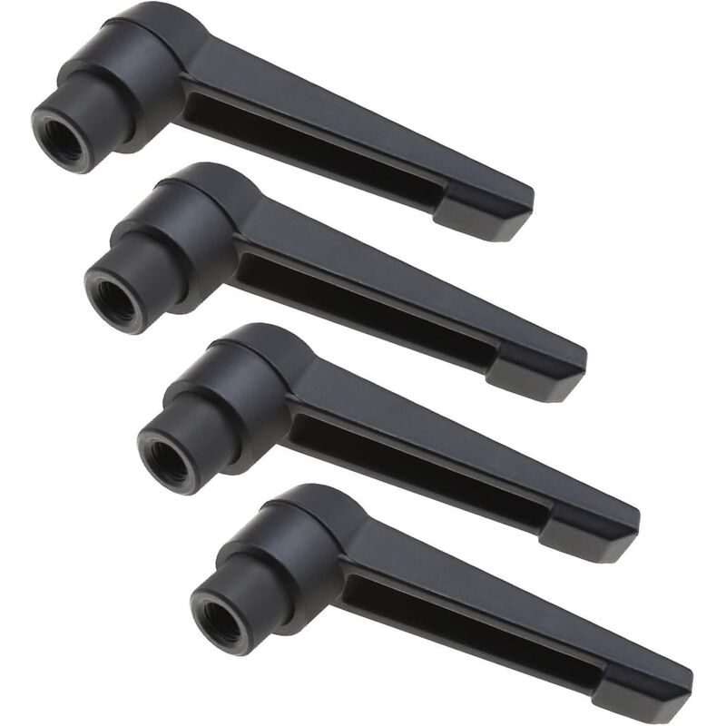 Verstellbare Metallhebelklemmengriffe M10x80 Mm (4 Stück), Innengewinde