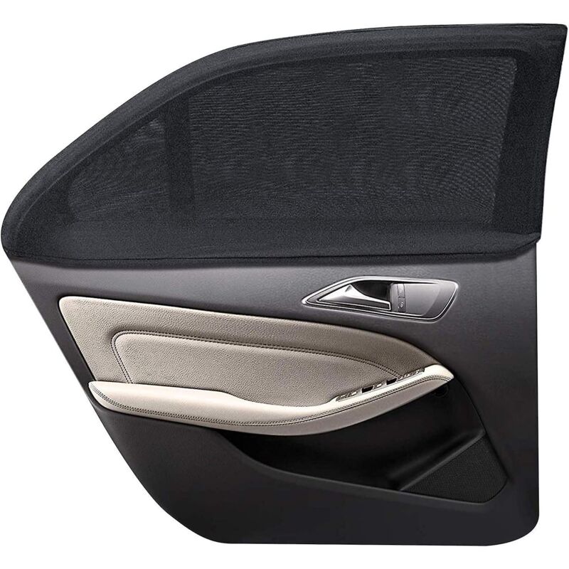 Heckscheiben-sonnenschutzblenden Für Autos, 2er-set, Uv-schutz, Schwarz