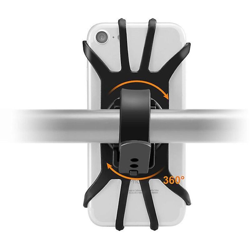 Universelle Silikon-motorrad-handyhalterung Mit 360°-drehung Für Iphone 14 Pro Max/13 Mini, Samsung – Stoßfeste Fahrradhalterung