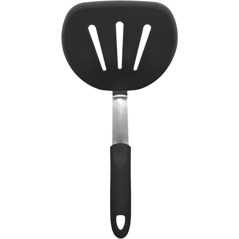 Silikon-crêpe-wender – Flexibles Küchenutensil Zum Wenden Von Crêpes – Schwarz, 31,2 Cm