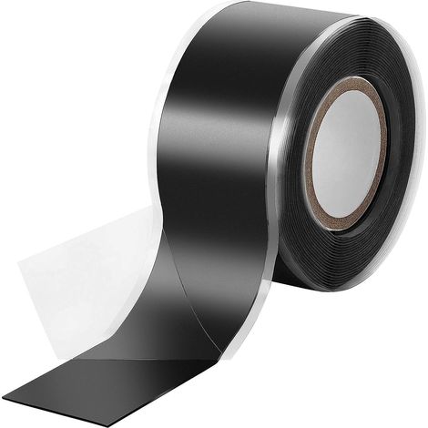 3m Selbstklebendes Silikonband – Isolierend, Wasserdicht (wasser, Luft) – Breite: 25 Mm – Schwarz
