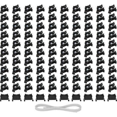 100-teiliger Klemmenblock Für Din-schiene, Kupfersockel, Schraubanschluss, 600 V 30 A, Modell Tbr-30