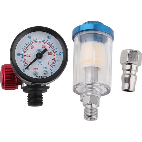 1/4-zoll-luftdruckregler Mit Wasser-/ölabscheiderfilter Für Spritzpistole