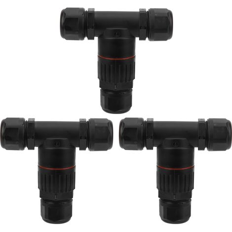 3-poliger, Wasserdichter Ip68-steckverbinder – T-förmiger Industrie-außenanschluss