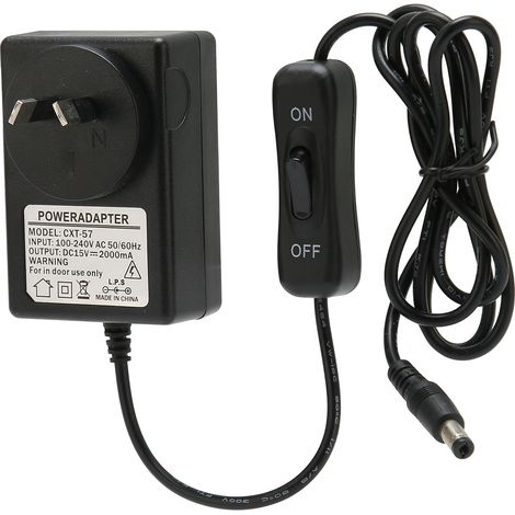 Netzteil (15 V, 2000 Ma) Für Heißdrahtschneider, Metallsteuerkabel, 100–240 V, Australischer Stecker, Max. 30 W
