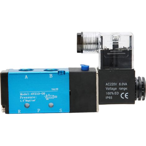 5/2 Bistabiles Magnetventil 4v210-08 Pt1/4, Integrierter Filter, Ac220v Für Druckluft