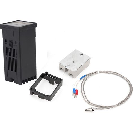 Rex-c100 Pid-temperaturregler Mit 40-a-halbleiterrelais Und Thermoelementfühler Typ K