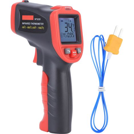 Wt323d Tragbares Digitales Infrarot-thermometer – Berührungslose Messung Von -50 °c Bis 850 °c