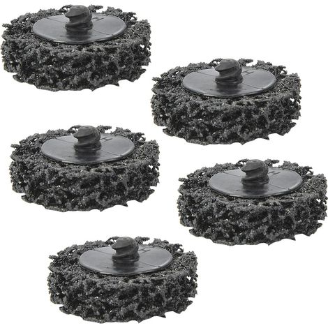 X 50 Mm Polyurethan-schleifscheiben Zum Entfernen Von Rost Und Farbe – Schwarz
