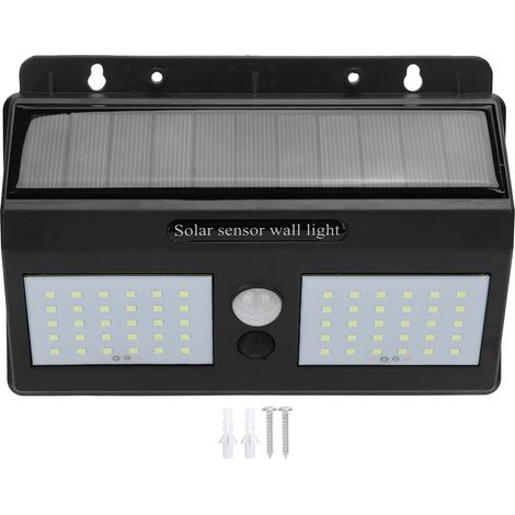 60 Led Solar-außenleuchte Mit Kabellosem Bewegungssensor Für Garten Und Wand