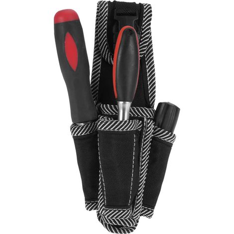 Multifunktionale Elektrikertasche Mit Gürteltasche Und Staufach, Schwarz