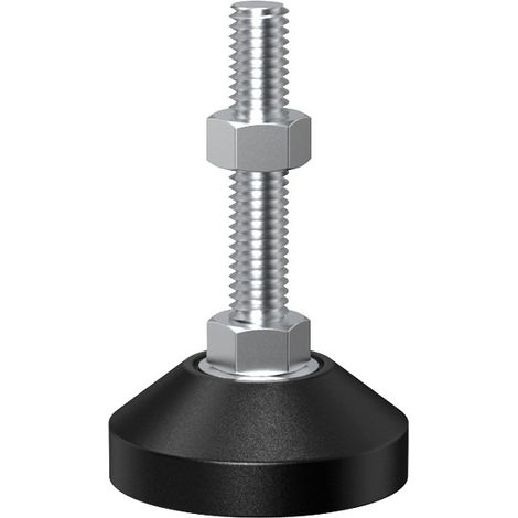 Verstellbare M8-möbelfüße, Gummi-nivellierfüße, Regalböden Mit Metallgewinde (d50l50)