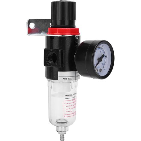 Luftfilter-druckregler-manometer Bsp1/4 Mit Halterung 0-10 Bar Für Netzteil