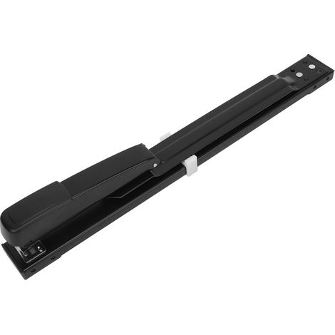 Schwarzer Langarmhefter, Kapazität 20 Blatt, Robustes Metall, Für Büro Und Zuhause