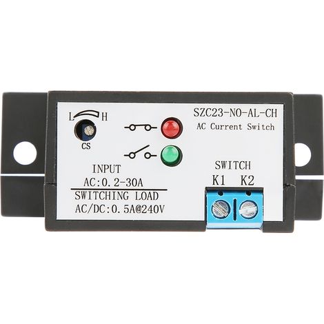 Öffner-strommessschalter, Einstellbar 0,2–30 A Ac, Modell Szc23-no Al-ch