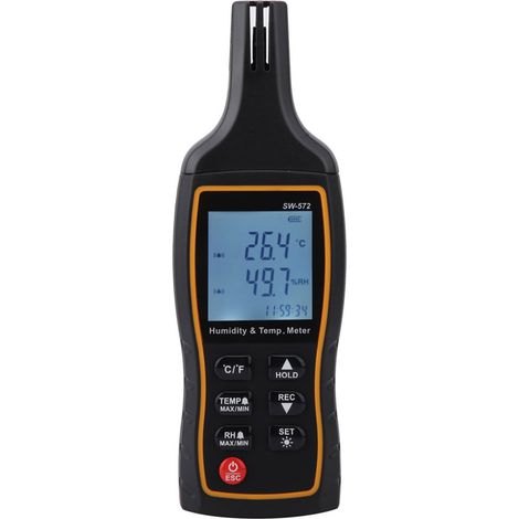 Sw-572 Tragbares Digitales Thermometer Mit Lcd-temperaturanzeige Und Hygrometer