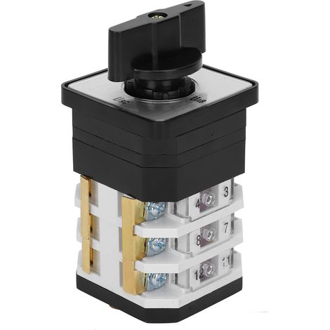 Universeller Elektrischer Drehschalter Lw12d-16yh3/3 16a 4 Positionen 220v-380v Für Nockenschalter