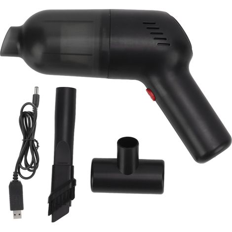 Wiederaufladbarer, Kabelloser Handstaubsauger Mit Doppelfiltration, Einstellbarer Geschwindigkeit, Leichtem, Ergonomischem Griff Und Schwarzer, Staubdichter Oberfläche.