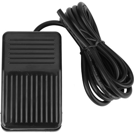 Rutschfester Fußschalter 250 V Ac 10 A Schwarz Mit 2 M Kabel – Momentansteuerung