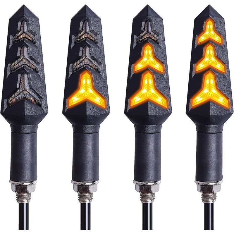 Led-motorradblinker, 4er-set Mit 12v 12 Led-lampen
