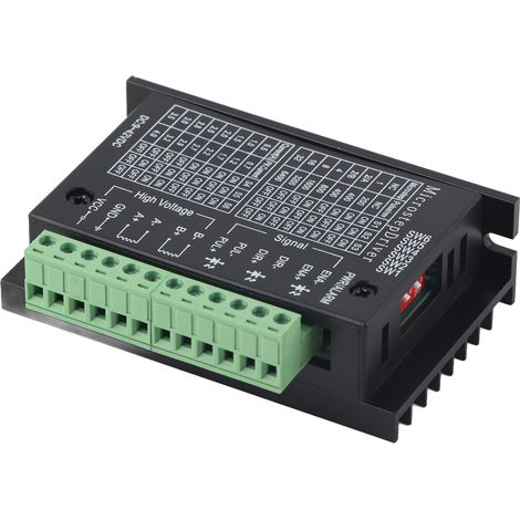 Tb6600 Aluminium-schrittmotortreiber, Hochgeschwindigkeits-schrittmotor Mit Optischer Isolation, Kompatibel Mit Nema 17/23/34, 4,0 A, 42 V Dc