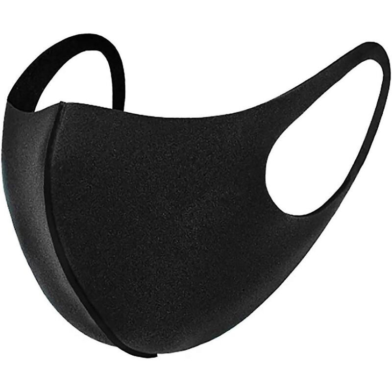 100 Schwarze Einweg-schutzmasken - Dga Uns1-geprüft (100)