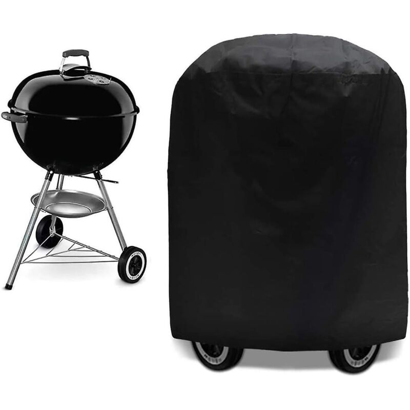 Schwarze, Wasserdichte Und Uv-beständige Grillabdeckung Für Den Außenbereich – 70 X 70 Cm