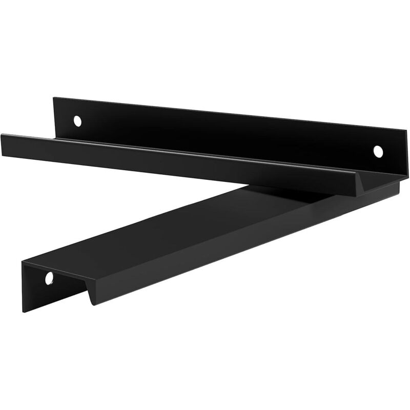 Set Mit 10 Küchenschrankgriffen Aus Aluminiumlegierung Inklusive Schrauben – Unsichtbare Griffe Für Küchenmöbel, Schubladen Und Schlafzimmer (128 Mm)