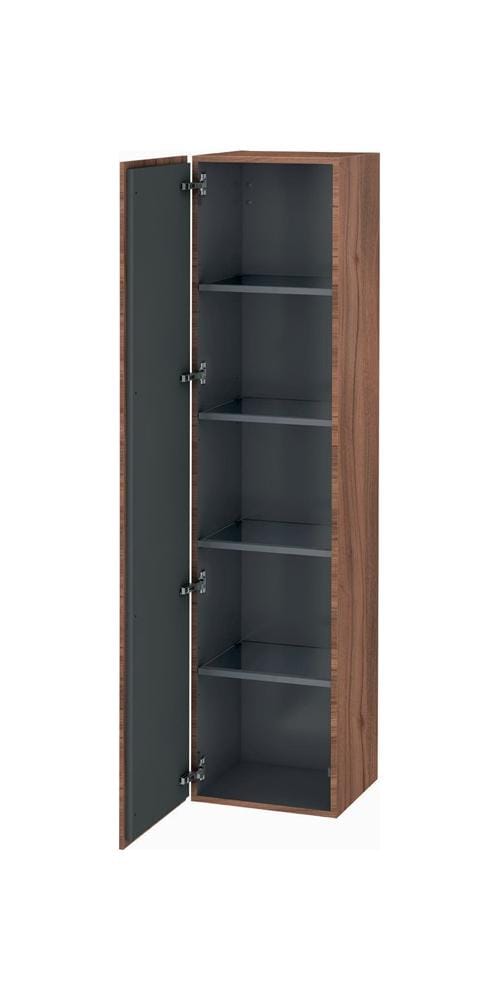 Duravit Hochschrank L-Cube 40x36,3x176cm, Tür links, nussbaum natur