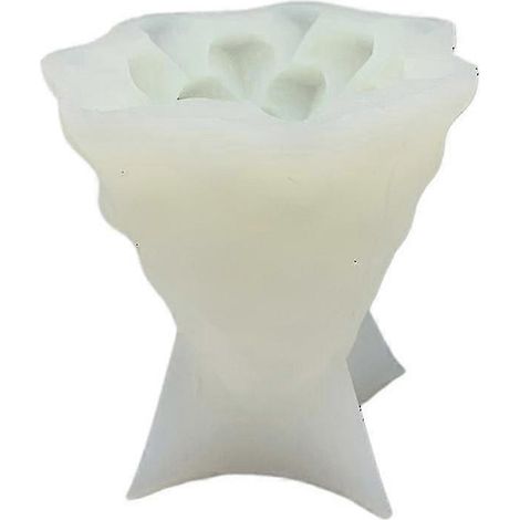 3d-epoxidharzform In Form Eines Gezackten Weihnachtsbaums Für Kerzen, Gips Und Silikon.