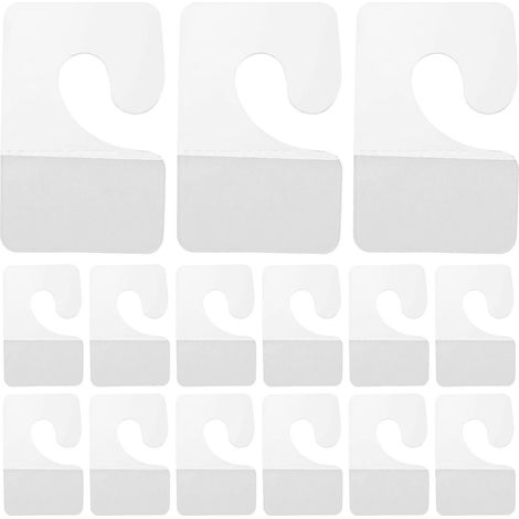 200 Transparente, Selbstklebende Befestigungselemente Für Lochwände Im Einzelhandel – 4,2 X 2,7 Cm