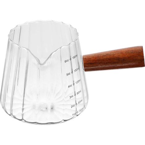 Milchkännchen Zum Aufschäumen Von Milch, Messbecher, Backmessbecher, Milchbehälter – 12 X 7,3 X 7 Cm