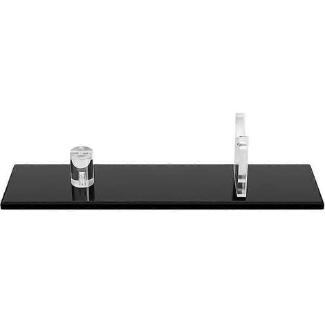 Transparenter Präsentationsständer Für Cutter, Stabiles Acryl-aufbewahrungsregal Für Cutter. – 26,7 X 6,4 X 6,4 Cm – Schwarz
