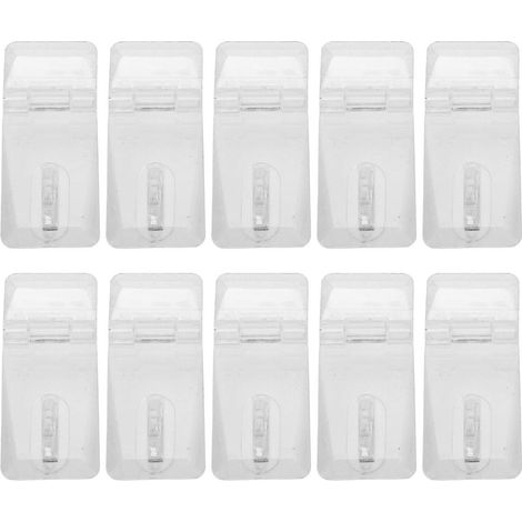 20 Sets Transparenter Acryl-verschlüsse, Durchsichtige Scharnierverschlüsse – 4 X 2,5 Cm – Transparent