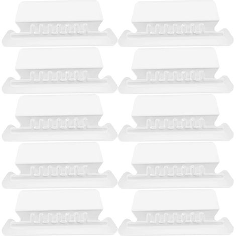 50 Aufhängelaschen Für Hotel-aktenordner, Kunststofflaschen, Hotelzubehör – 7,8 X 3 Cm – Transparent